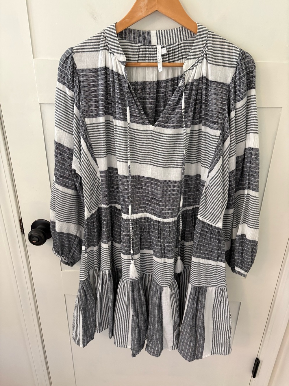 Anthropologie Seafolly Myra Jacquard Cover-Up Tunic Dress. Size S/M. - Picture 3 of 12